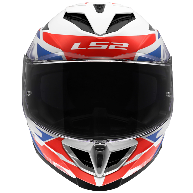 LS2 FF818 Storm III Helmet – Komai White/Blue/Red