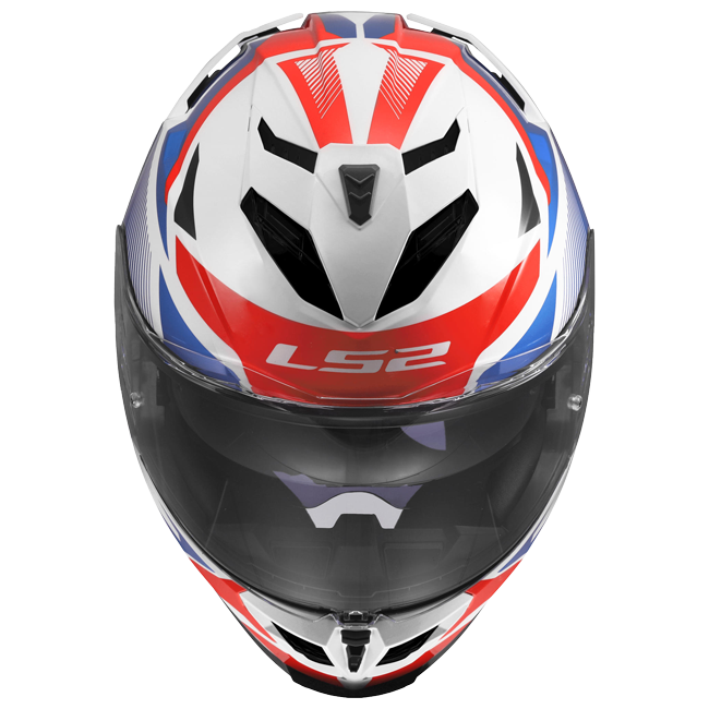 LS2 FF818 Storm III Helmet – Komai White/Blue/Red