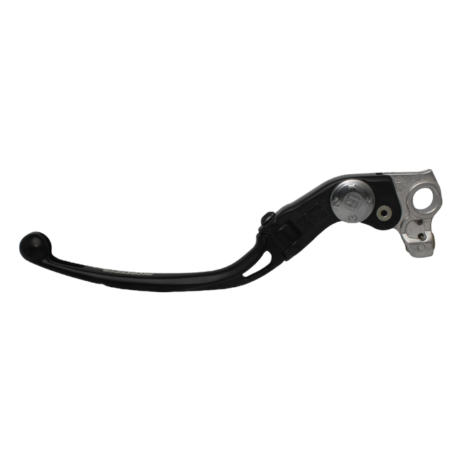 Accossato folding clutch lever LV010 with black blade, black base for Ducati MONSTER 796 (2011-2015)