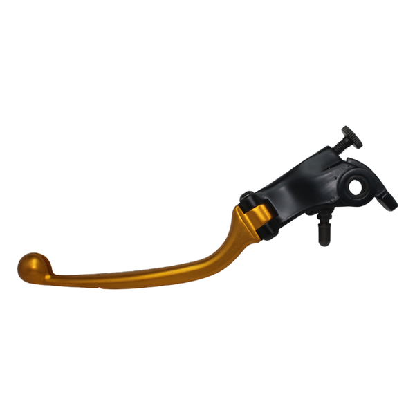 Accossato folding clutch lever LV014 with gold blade, black base for Moto Morini Corsaro 1200 (2007-2017)