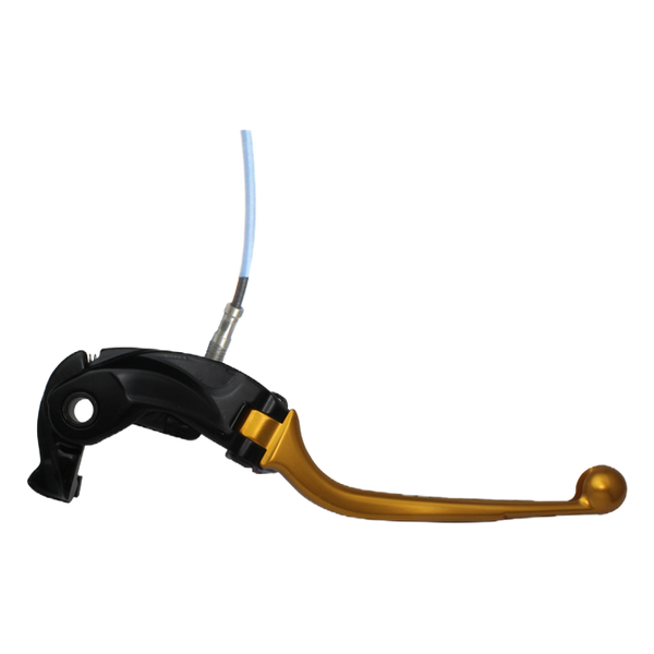 Accossato folding brake lever LV022 with gold blade, black base for Suzuki GSX-R 1000 (2005-2019)