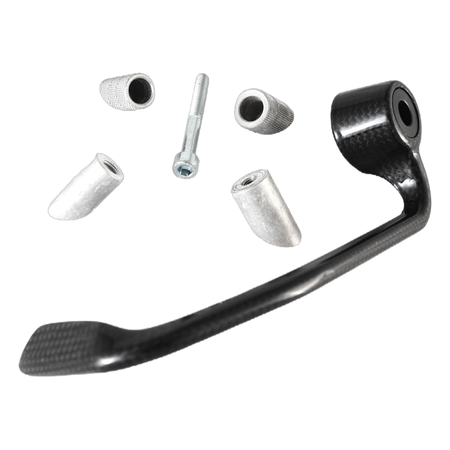 Fullsix carbon lever guard, sky, left for Ducati Monster 821 2014-2016