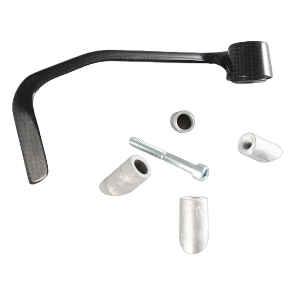 Fullsix carbon lever guard sky right for Ducati Streetfighter V4 2020-2026 – view 6