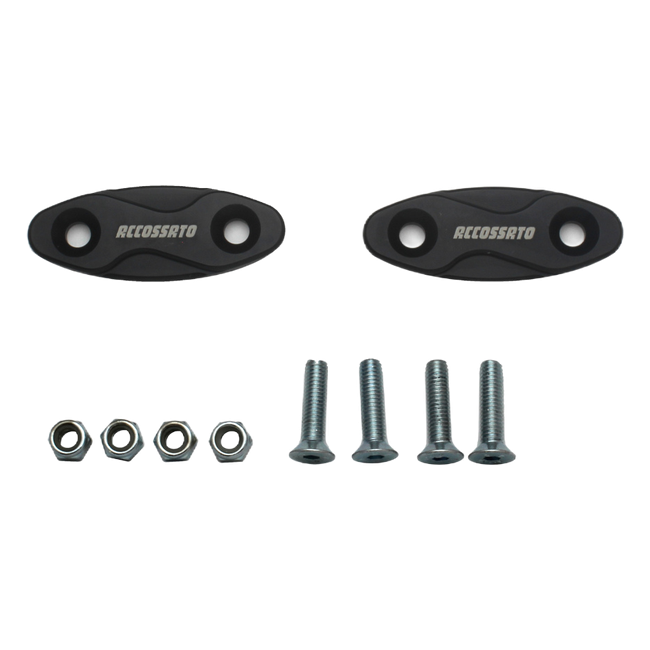 Accossato mirror block-off covers MC003 for MV Agusta F3 675, black version
