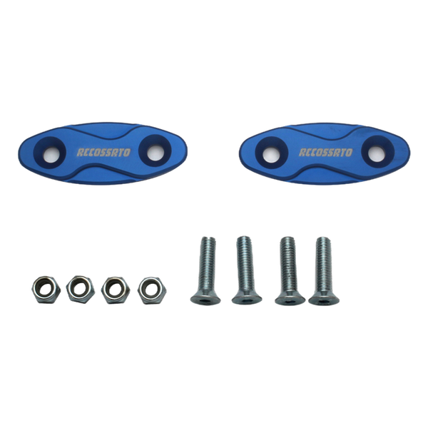 Accossato mirror block-off covers MC003 for MV Agusta F3 675, blue version
