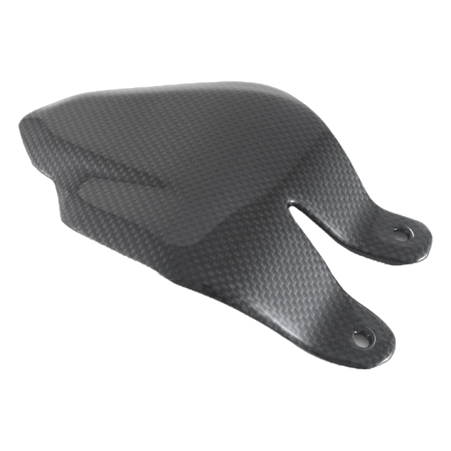 Fullsix carbon heel guard, right for Ducati Diavel V4 2023-2026