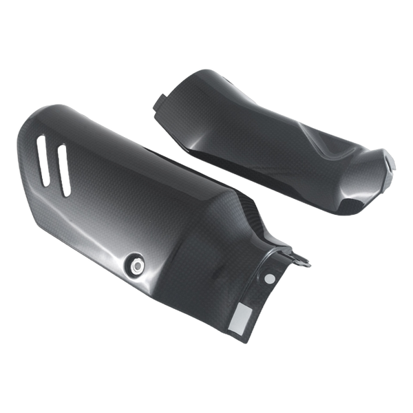 Fullsix carbon exhaust heat shield set for Ducati DesertX 2022-2026 – view 5