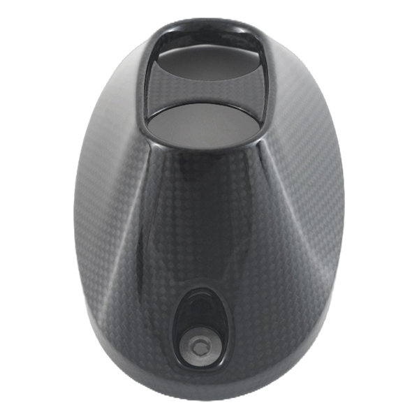 Fullsix carbon exhaust end cap for Ducati DesertX 2022-2026 – view 3