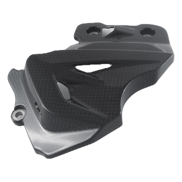 Fullsix carbon sprocket cover for Ducati DesertX 2022-2026 – view 3