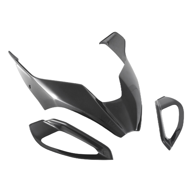 Fullsix carbon air intake cover set for Ducati Multistrada V4 Pikes Peak 2021-2026