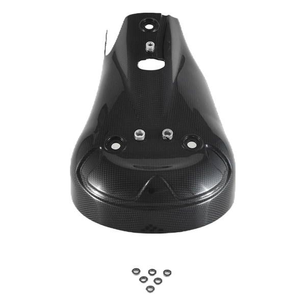 Fullsix carbon exhaust protector for Ducati Panigale V2 955 2020-2024
