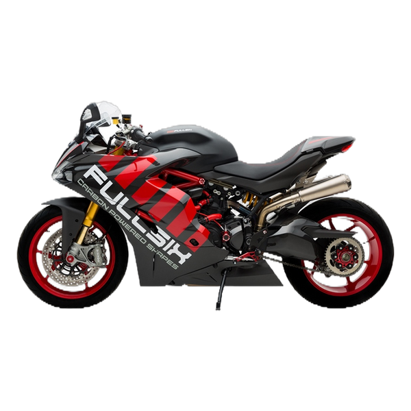 Fullsix carbon upper fairing extension, left for Ducati SuperSport 939 2017-2019 – view 4