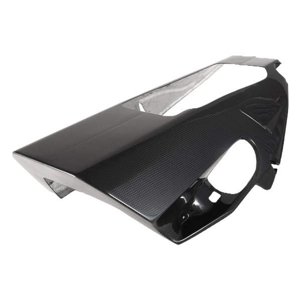 Fullsix carbon belly pan for akrapovic underseat exhaust for Ducati SuperSport 939 2017-2019 – view 6