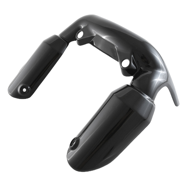 Fullsix carbon exhaust protector for Ducati Panigale V2 890 2025-2026 – view 5