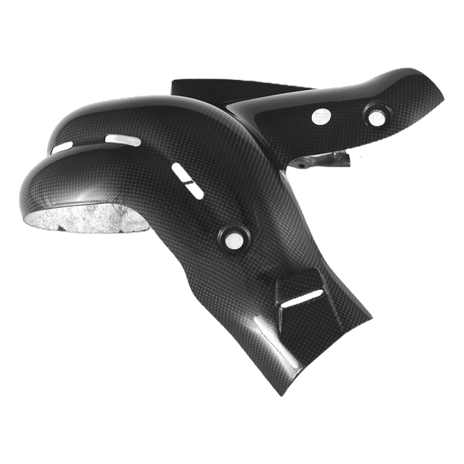 Fullsix carbon exhaust heat shield for Ducati Streetfighter V4 2020-2022 – view 2