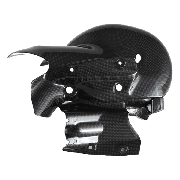 Fullsix carbon exhaust heat shield for Ducati Streetfighter V4 2020-2022 – view 5