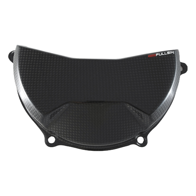 Fullsix carbon clutch cover for Ducati Panigale V4 R 2019-2024 and 2026