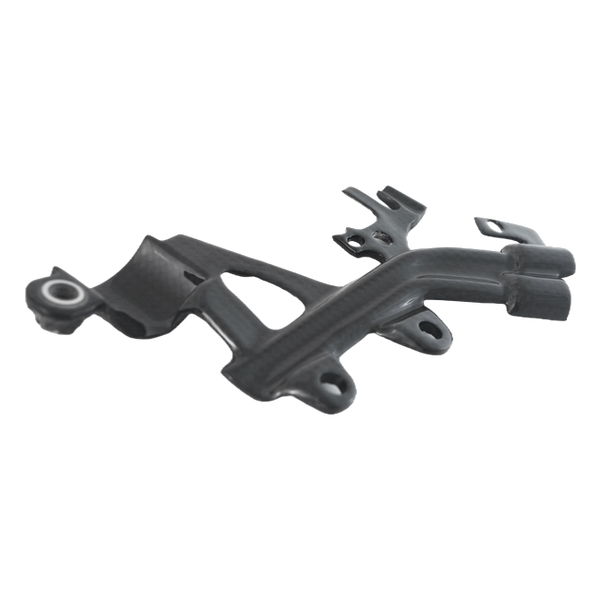Fullsix carbon rear brake reservoir mount for Ducati Panigale V4 R 2022-2024 – view 2
