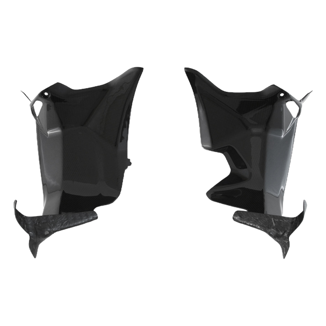 Fullsix carbon wind channel covers for Ducati Panigale V4 R 2026 – view 2