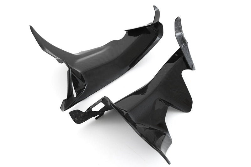 Fullsix carbon fibre wind channel cover set for Ducati Panigale V4/S 2025-2026, 200 Plain weave
