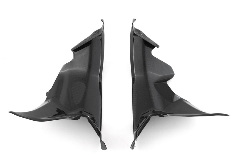 Fullsix carbon fibre wind channel cover set for Ducati Panigale V4/S 2025-2026, 200 Plain weave