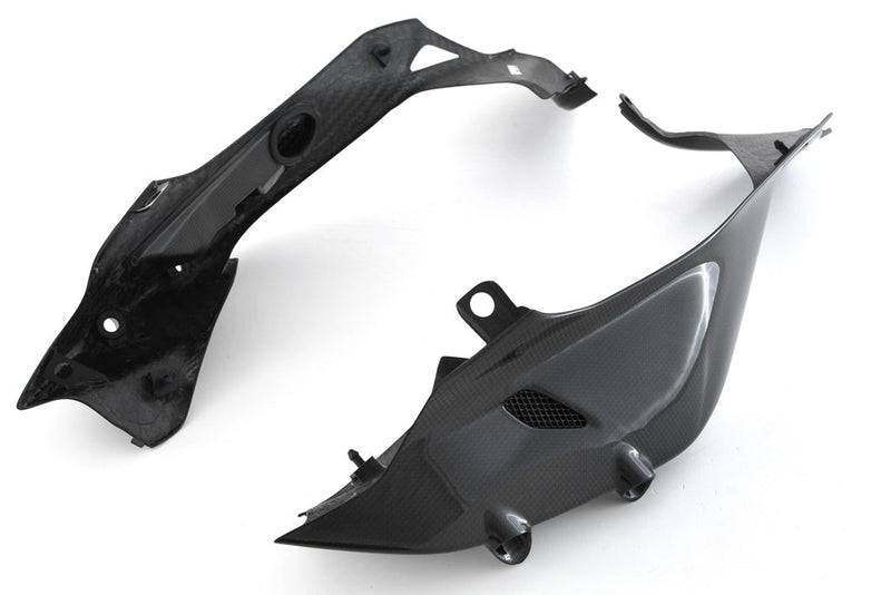 Fullsix carbon lower rear fairing set left and right for Ducati Panigale V4/S 2025-2026