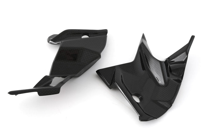 Fullsix carbon electronics cover set for Ducati Panigale V4/S 2025-2026, glossy finish