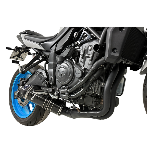 Termignoni Full Exhaust System Black stainless steel / Carbon fibre Yamaha MT-07 (2021-2026) Y13909400BCC (3)