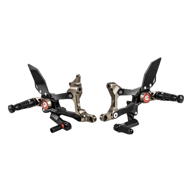 Gilles MUE2 rearset MUE2-D01 for Ducati Panigale V4 R, left and right side
