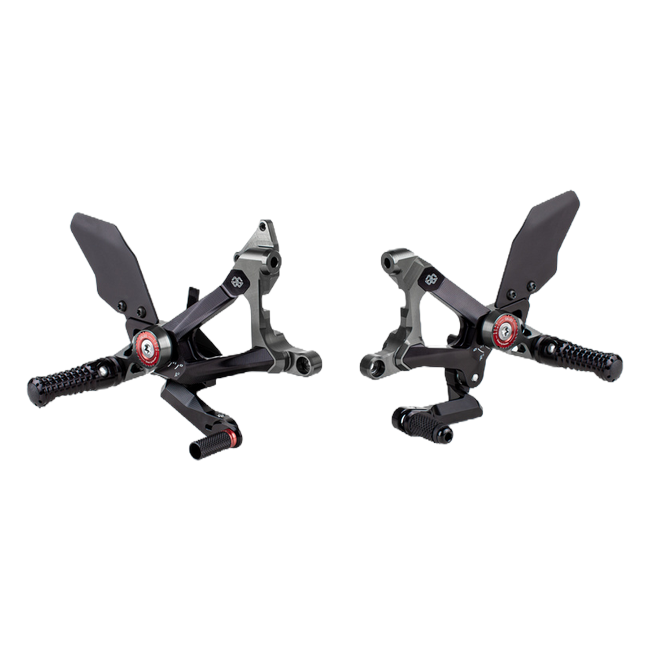 Gilles MUE2 rearset MUE2-D02-B for Ducati STREETFIGHTER V4S, left and right side