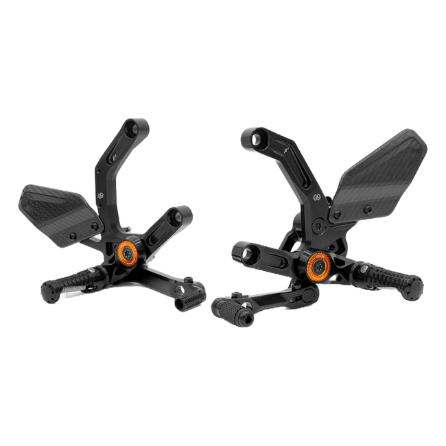 Gilles MUE2 rearset MUE2-KT02-B for KTM 990 DUKE, left and right side