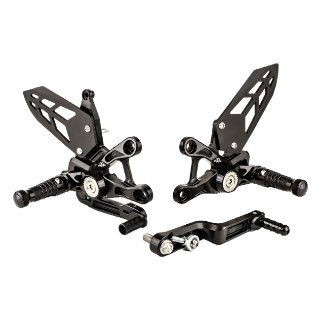 Gilles MUE2 rearset MUE2-S01 for Suzuki GSX-R 1000, left and right side