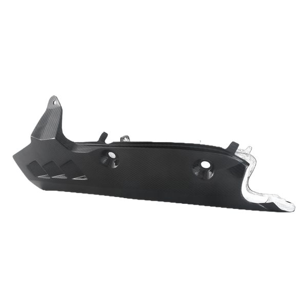 Fullsix carbon belly pan for the r1m, original exhaust for Yamaha YZF-R1 2020-2026 – view 3