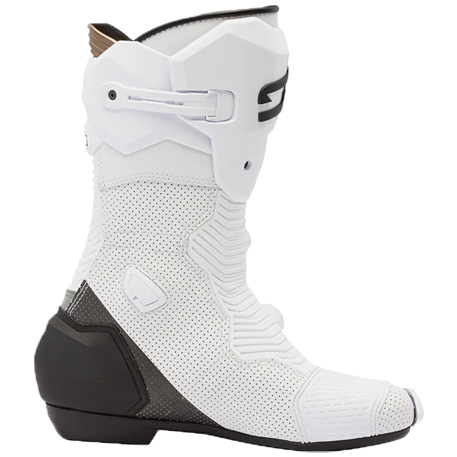 Sidi MAG 2 Air motorcycle boot in white and black colourway model 203