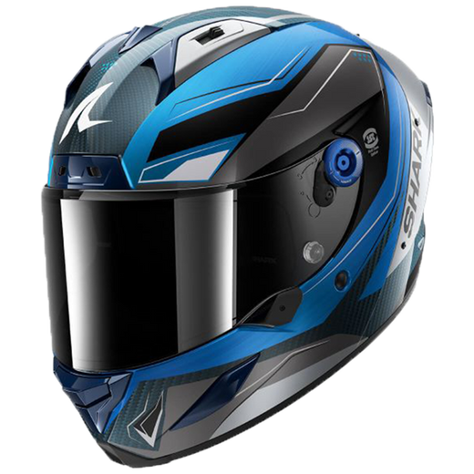 Shark Aeron RS Full-Face Helmet Mekarium DBS – Carbon Racing Lid