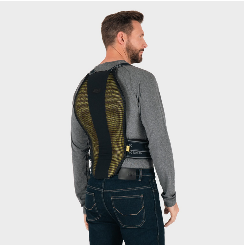 Knox Micro-Lock Air MK2 back protector in black, unisex, EN 1621-2:2014 Level 2