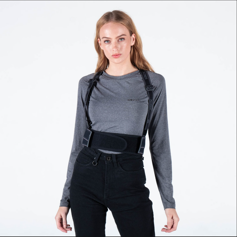 Knox Micro-Lock Air MK2 back protector in black, unisex, EN 1621-2:2014 Level 2