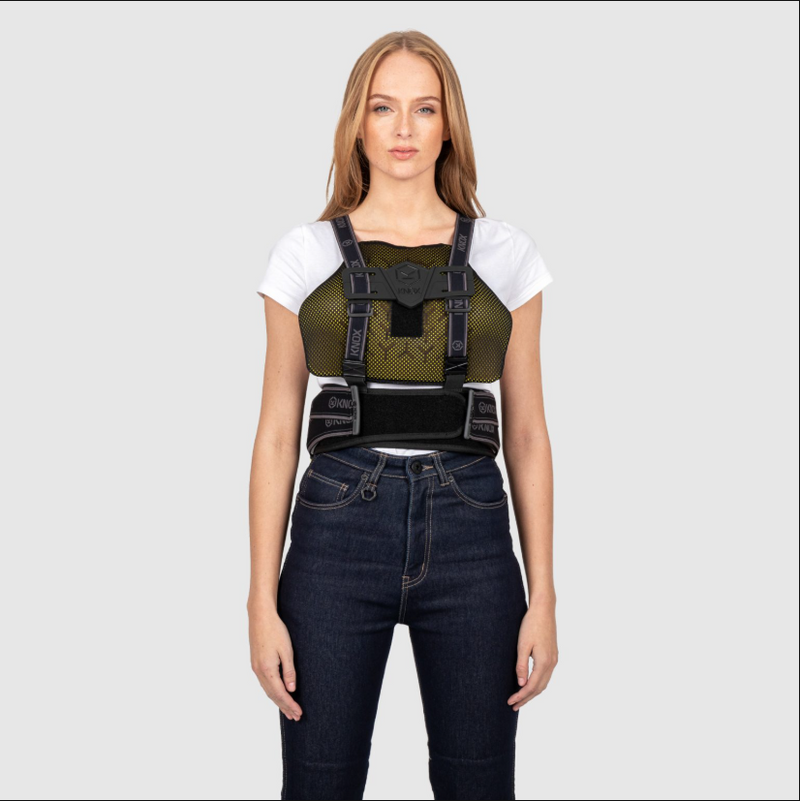 Knox Micro-Lock chest protector for women in black