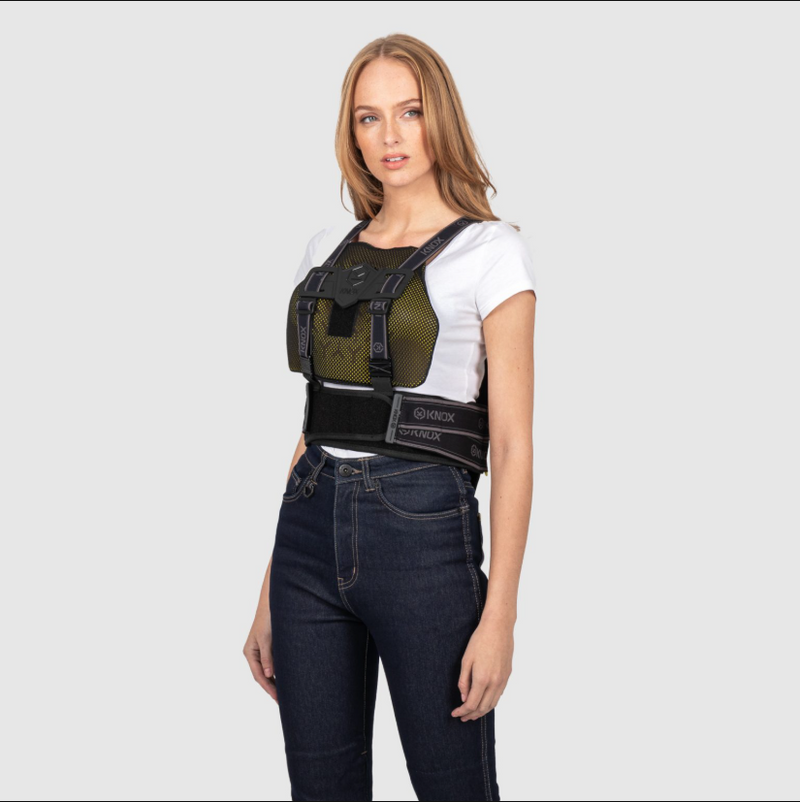 Knox Micro-Lock chest protector for women in black