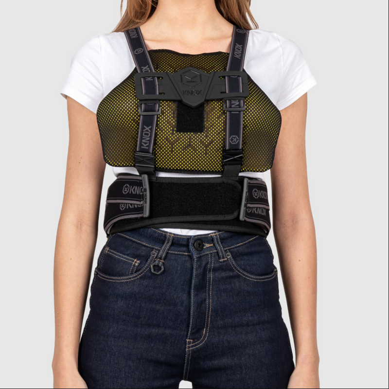 Knox Micro-Lock chest protector for women in black