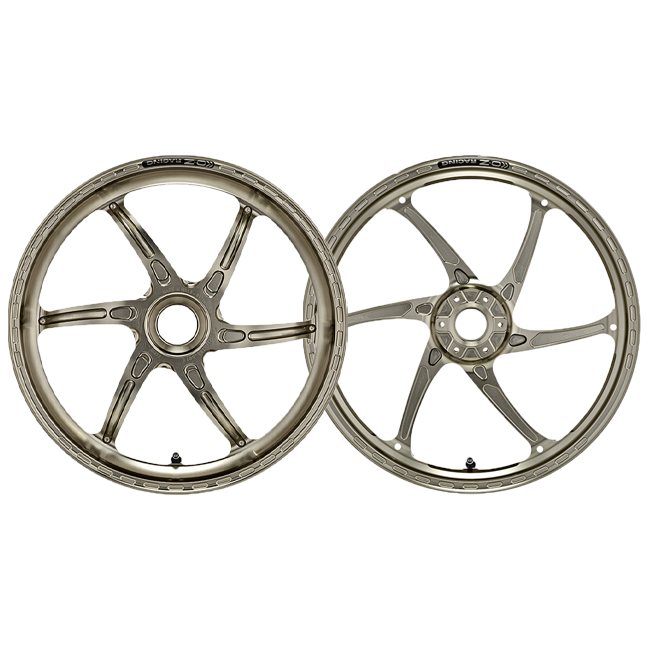 OZ Gass RS-A forged aluminium wheel set for Ducati Panigale V2 955 in anodised finish