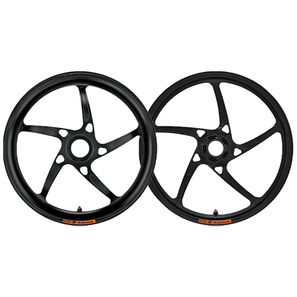 OZ Piega forged aluminium wheel set for MV Agusta F3 675/800, five-spoke design