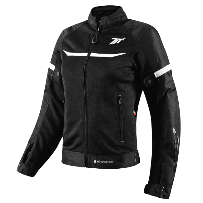 Seventy Degrees Mojave Mesh Summer Jacket – Women – Black / White