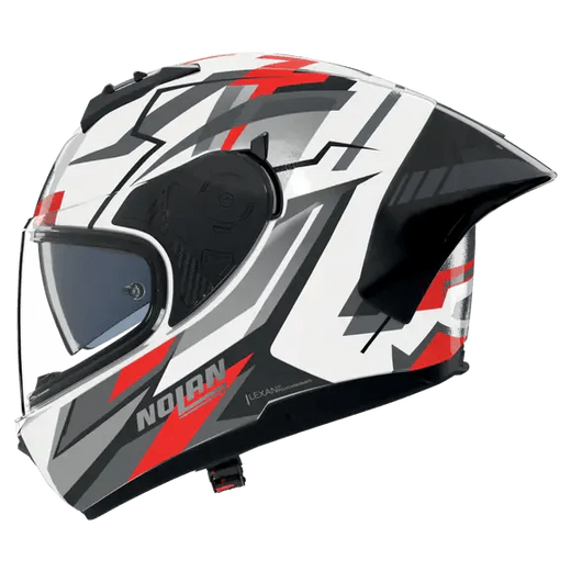 Nolan N60-6 Sport Corsa Full-Face Helmet White / Black / Red / Metallic Finish 356