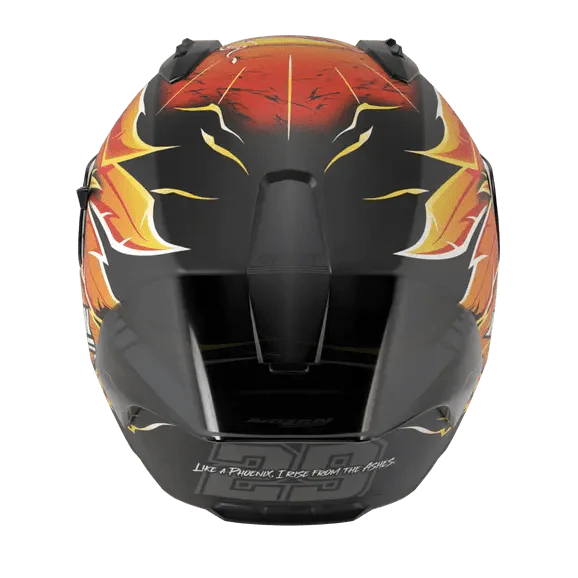 Nolan N60-6 Sport full-face helmet Andrea Iannone The Maniac Replica 2025 matte black gold red