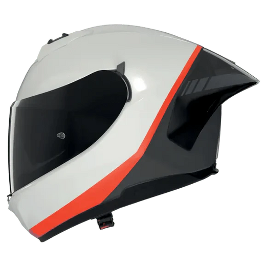 Nolan N60-6 Sport Helmet Verniciatura Speciale Pearl White / Black / Orange 347