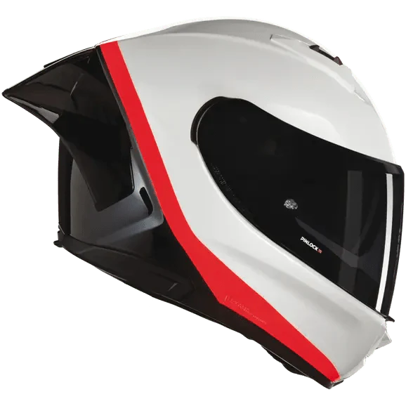 Nolan N60-6 Sport full-face helmet Verniciatura Speciale pearl white black orange 347