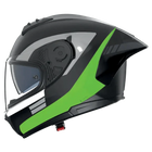 Contrasto Black / Fluorescent Green / Gloss Finish 358
