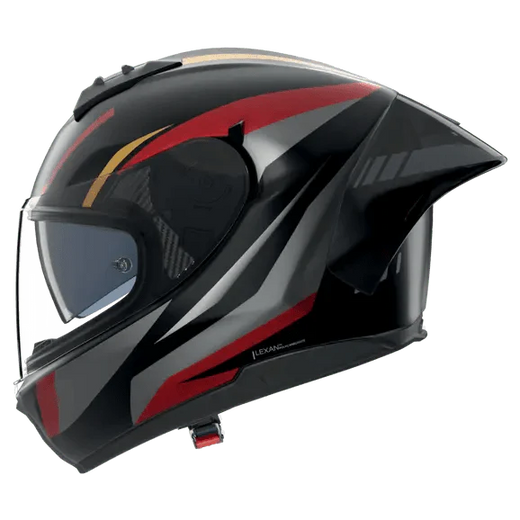 Nolan N60-6 Sport Lesmo Full-Face Helmet – Black / Red / Anthracite / Gold Metallic Finish 353