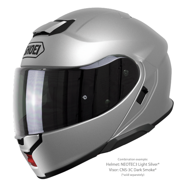 Shoei Neotec 3 Light Silver – with optional visor